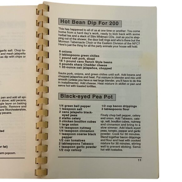 The Original Jalapeño Cookbook 1991 1st Print Steve Hodge & Company Spiral Bound - Picture 5 of 11